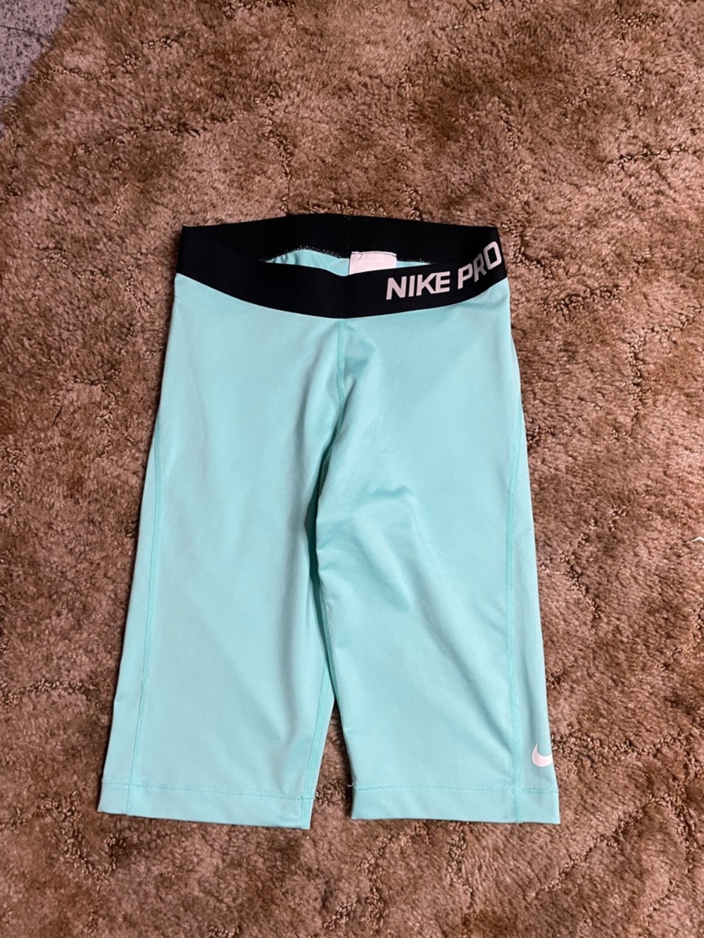 Nike Pro Teal Biker Shorts Size Small